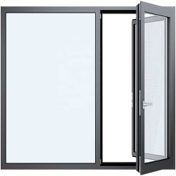 Glasfaser-Drehfenster